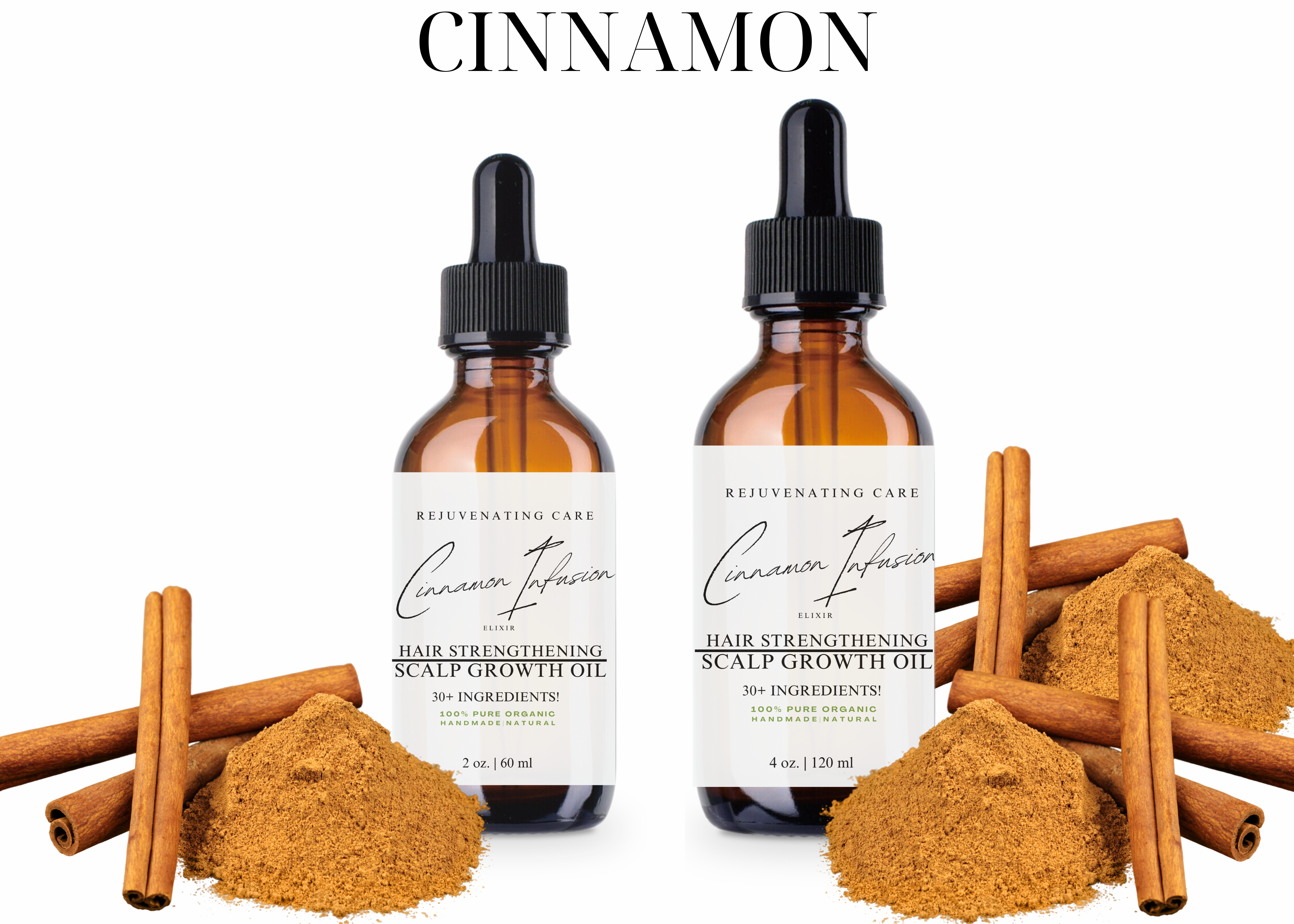 Cinnamon Hair Strengthening and Scalp Growth Oil 4oz
