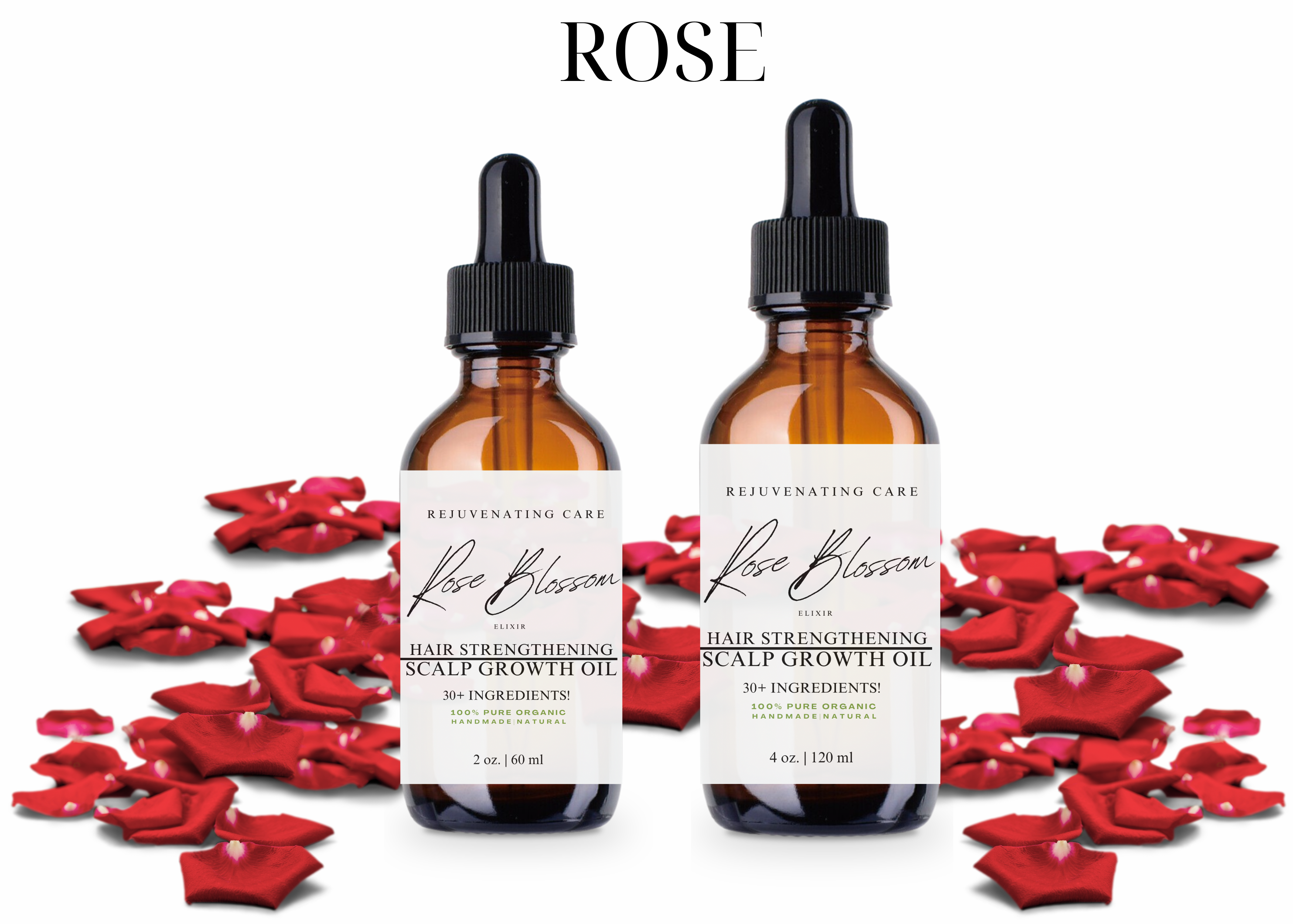Rose Hair Strengthening and Scalp Growth Oil 4oz