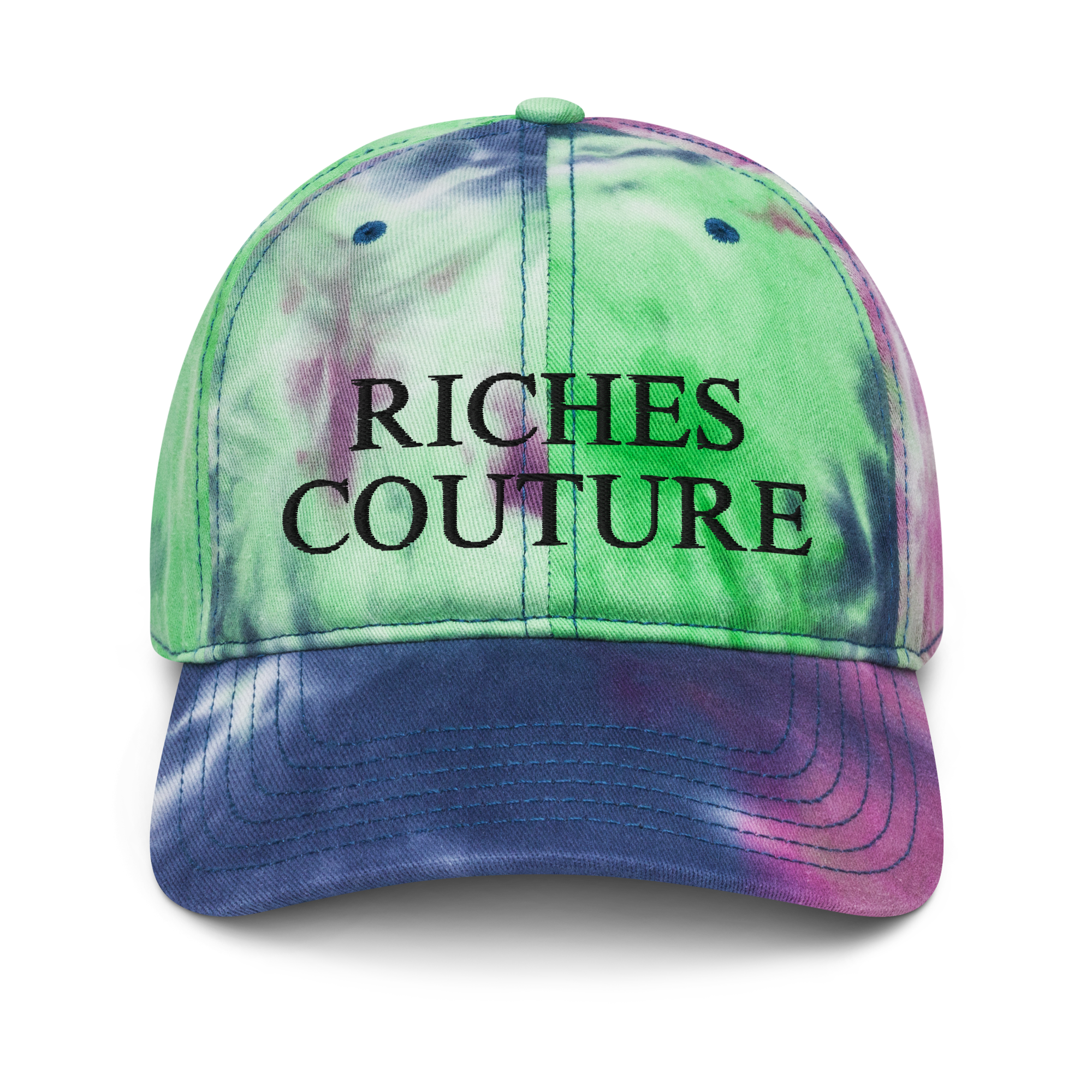 Riches Couture Expressions Tie Dye Hat