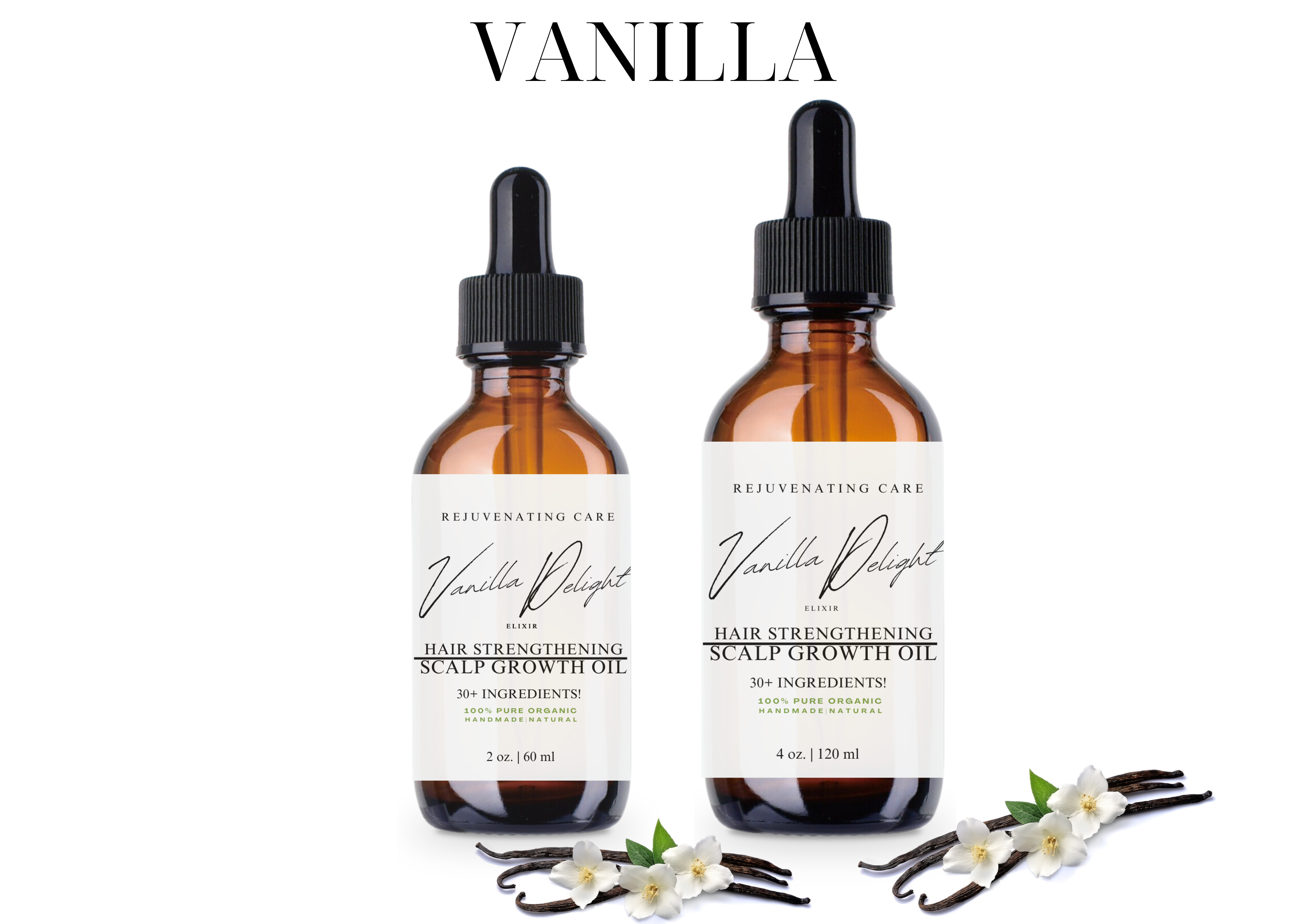 Vanilla Hair Strengthening and Scalp Growth Oil 4 ounce