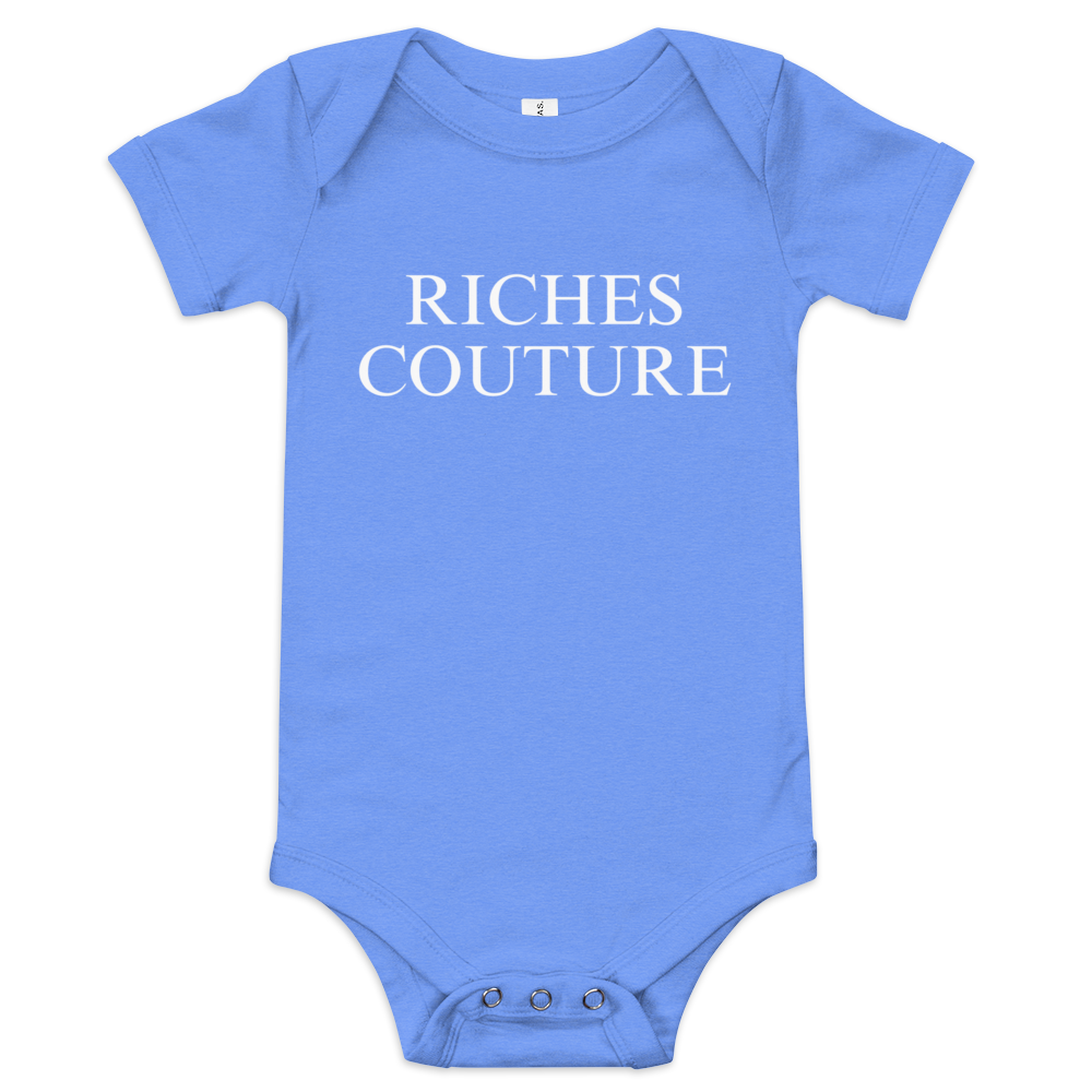 Riches Couture Baby Onsie blue 