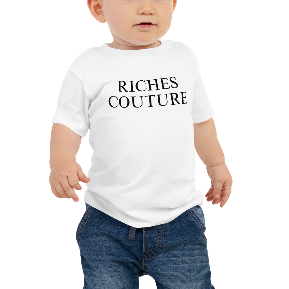 Riches Couture Tiny Treasures short sleeve cotton jersey tee white