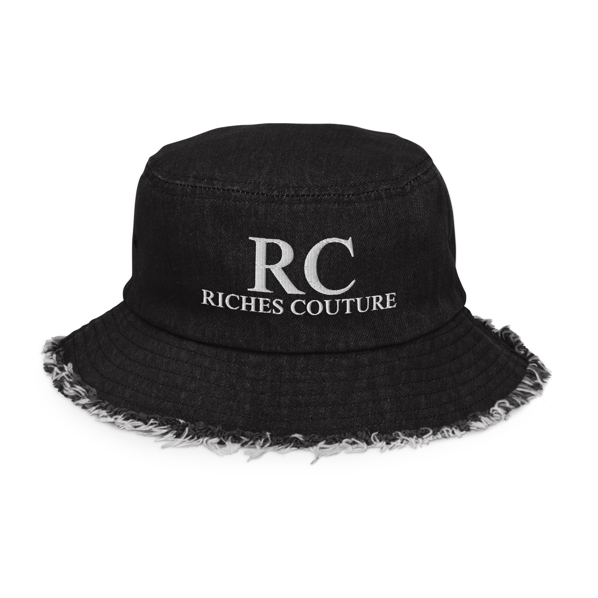 Riches Couture Vintage Denim Bucket Hat