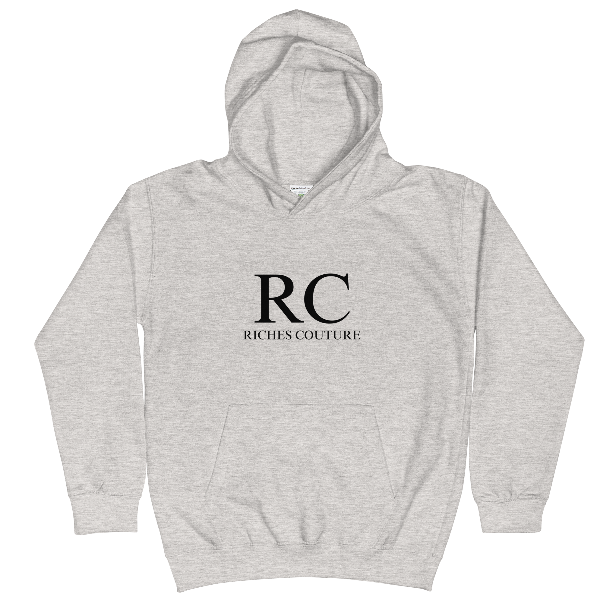 Riches Couture Boys Comfort hoodie light grey 