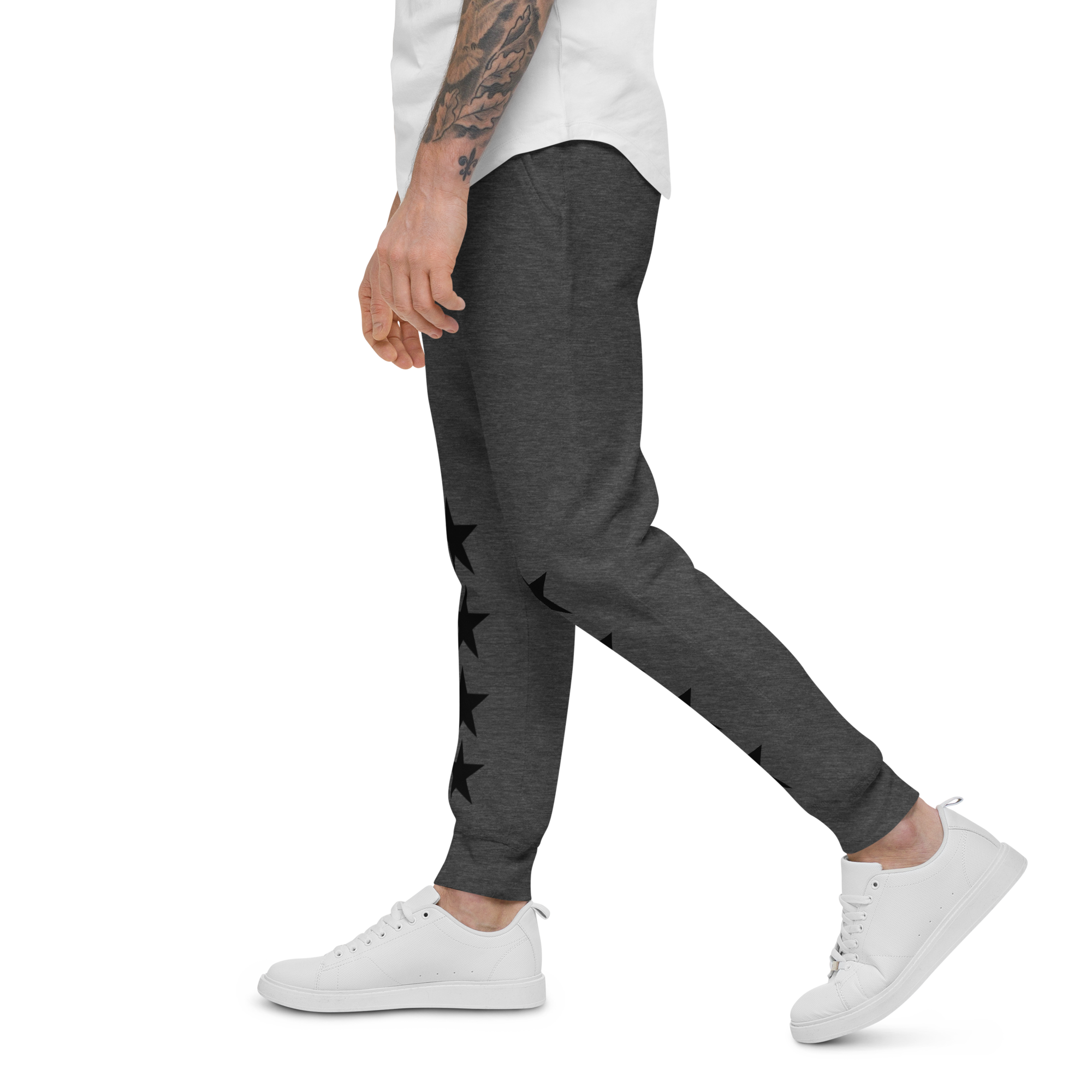 Riches Couture Mens Sweatpants dark heather grey