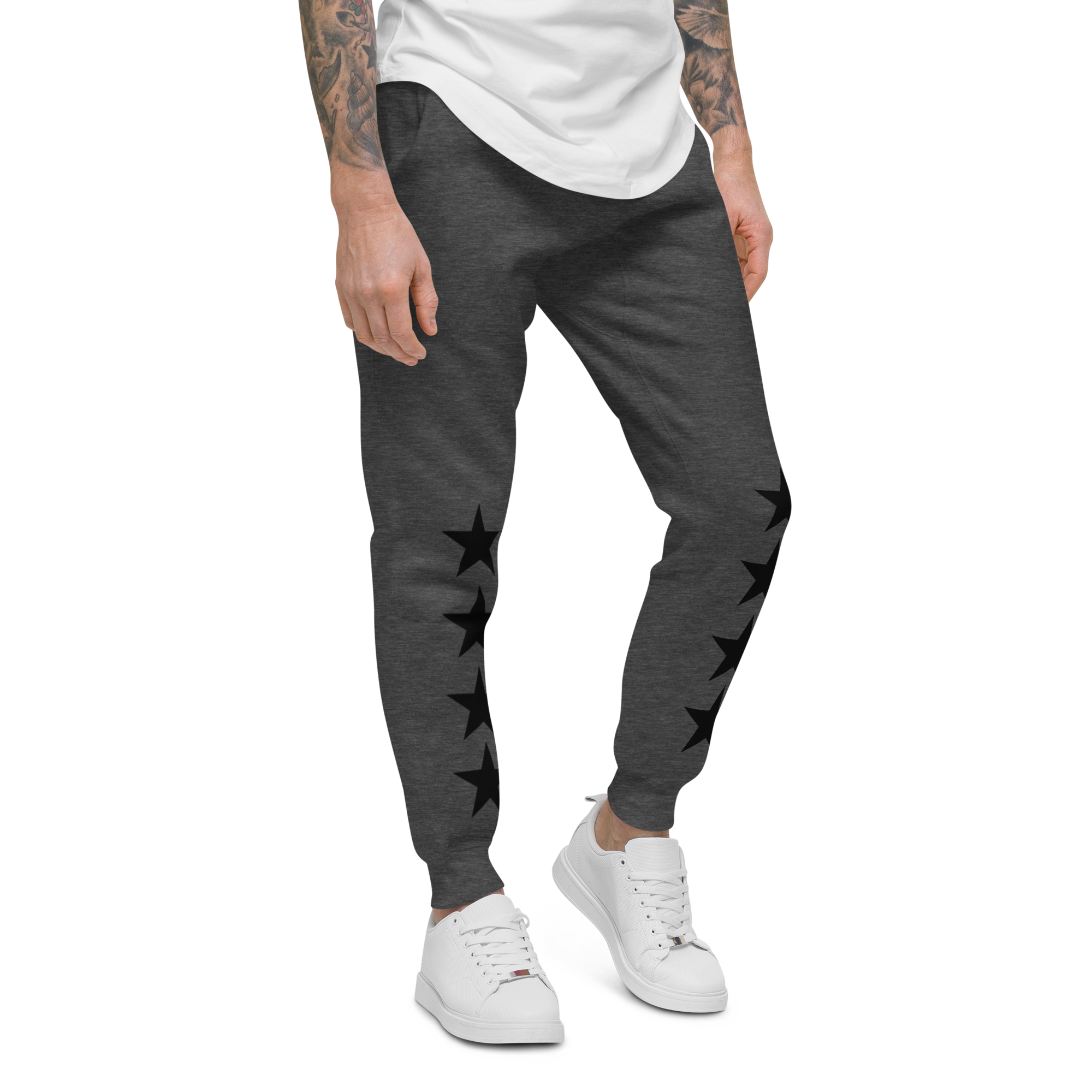 Riches Couture Mens Sweatpants dark heather grey
