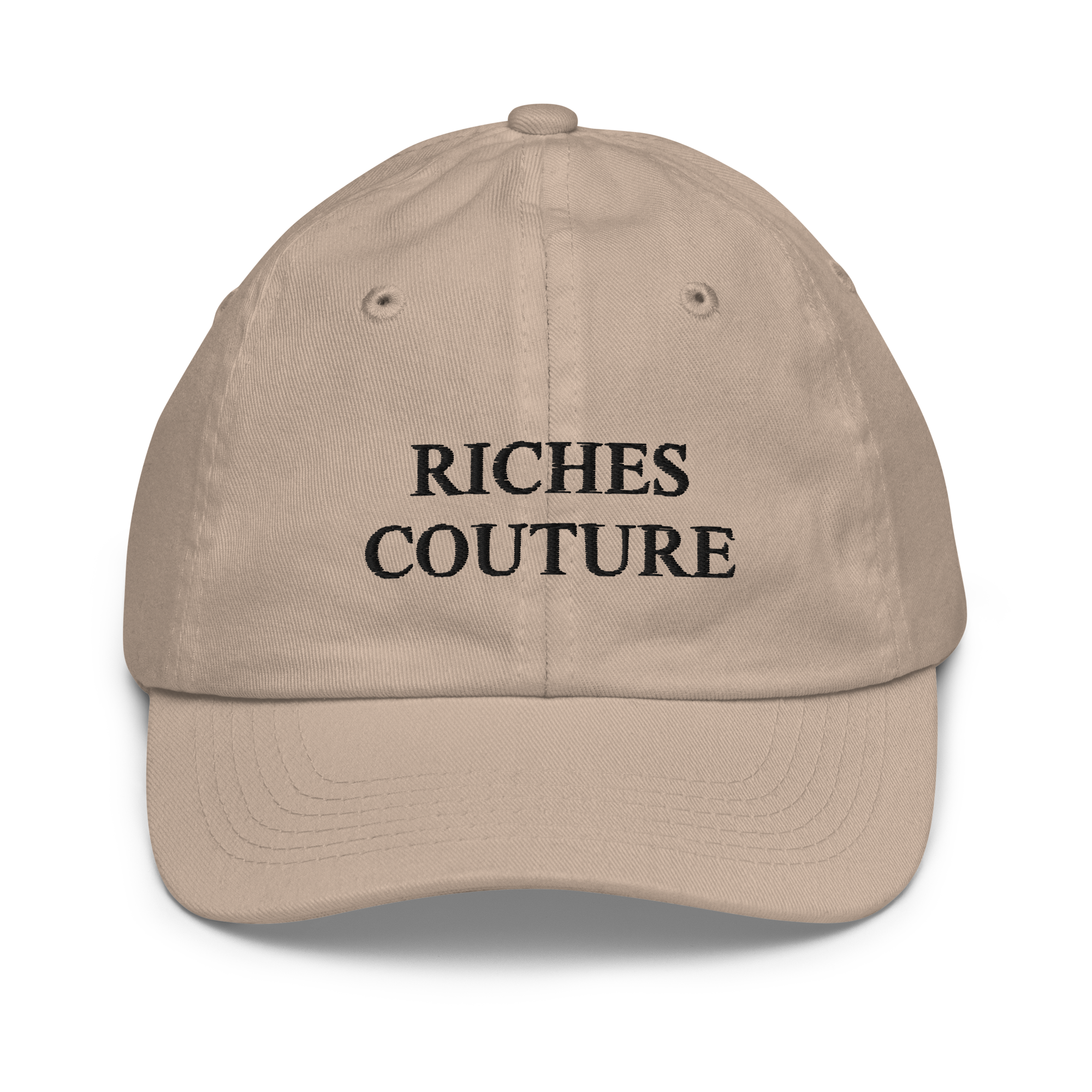 Riches Couture Khaki Youth Baseball Cap