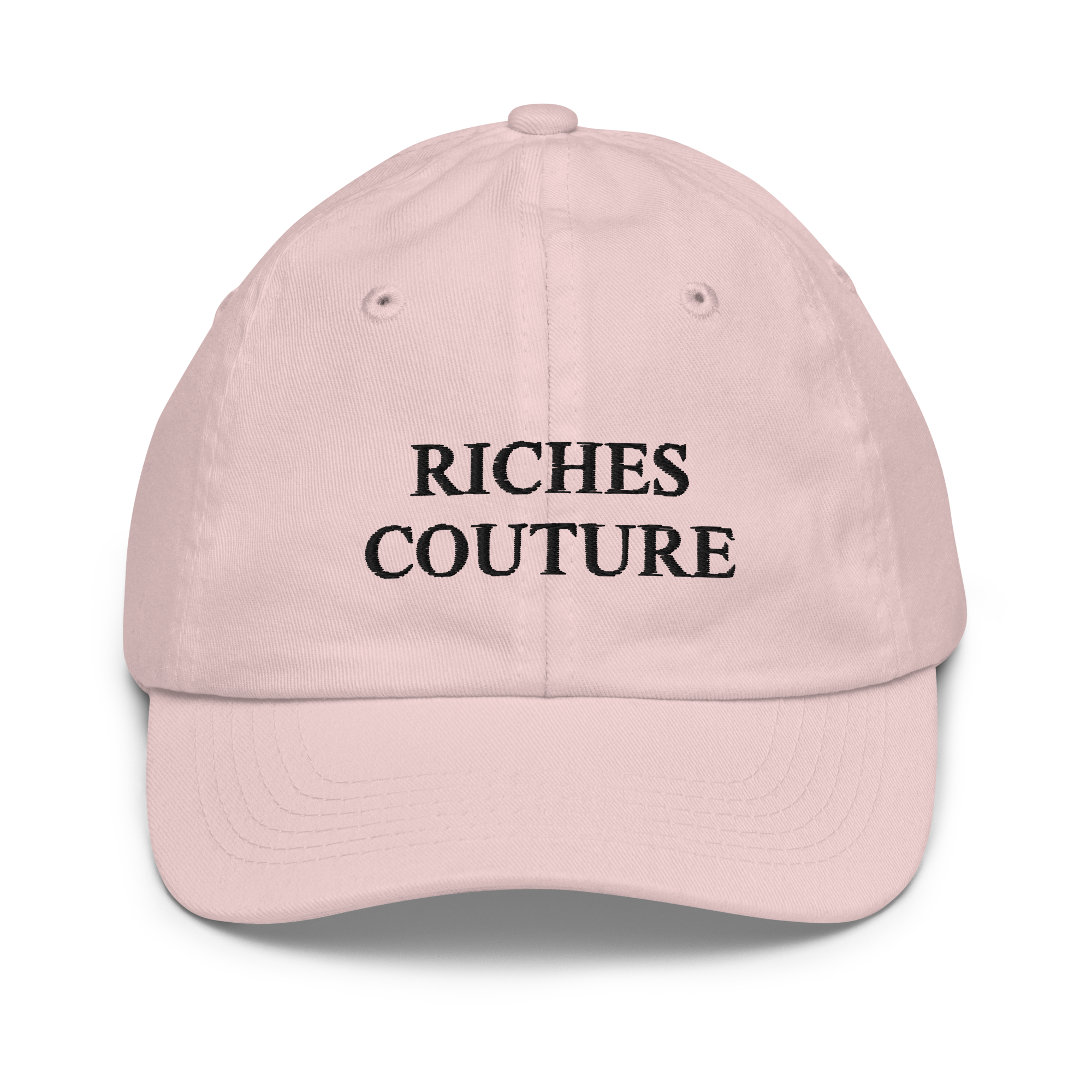 Riches Couture Light Pink Youth Baseball Cap