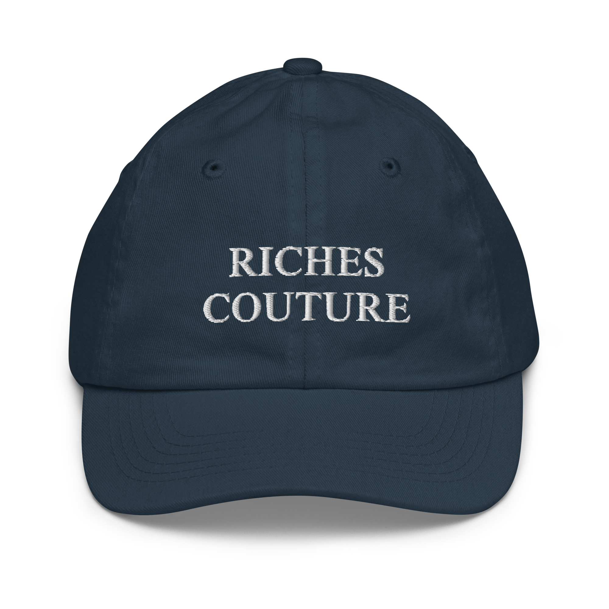Riches Couture Navy Youth Baseball Cap