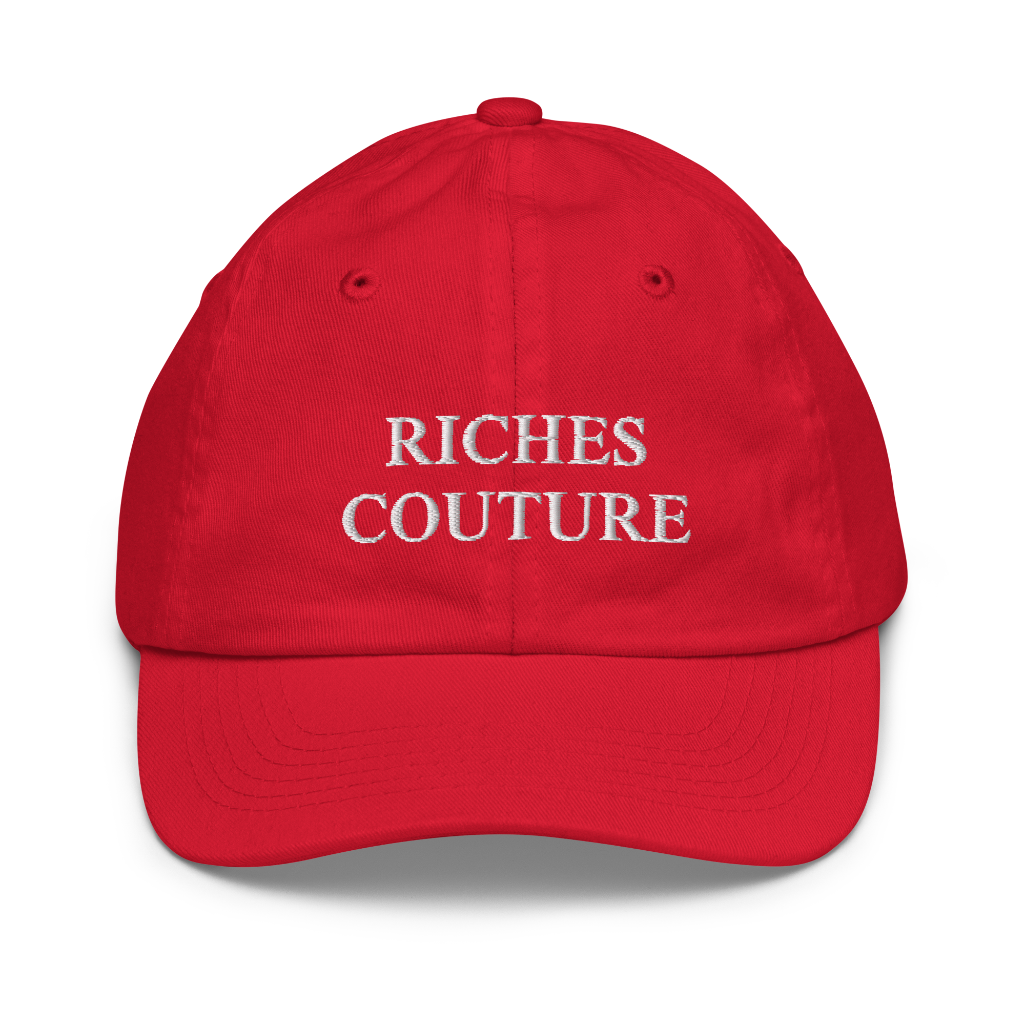 Riches Couture Red Youth Baseball Cap