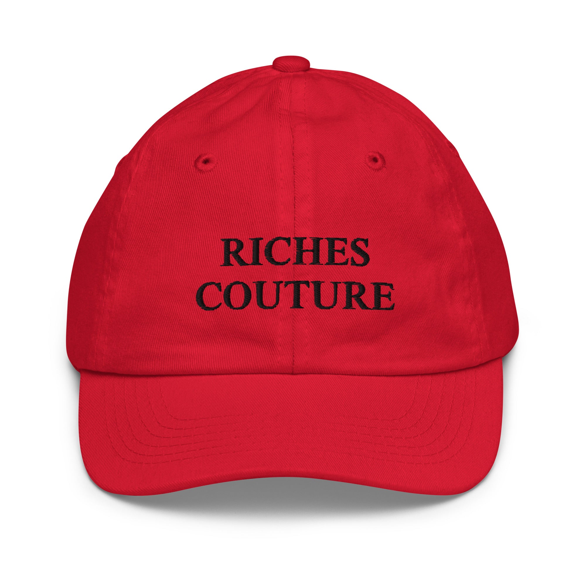 Riches Couture Red Youth Baseball Cap