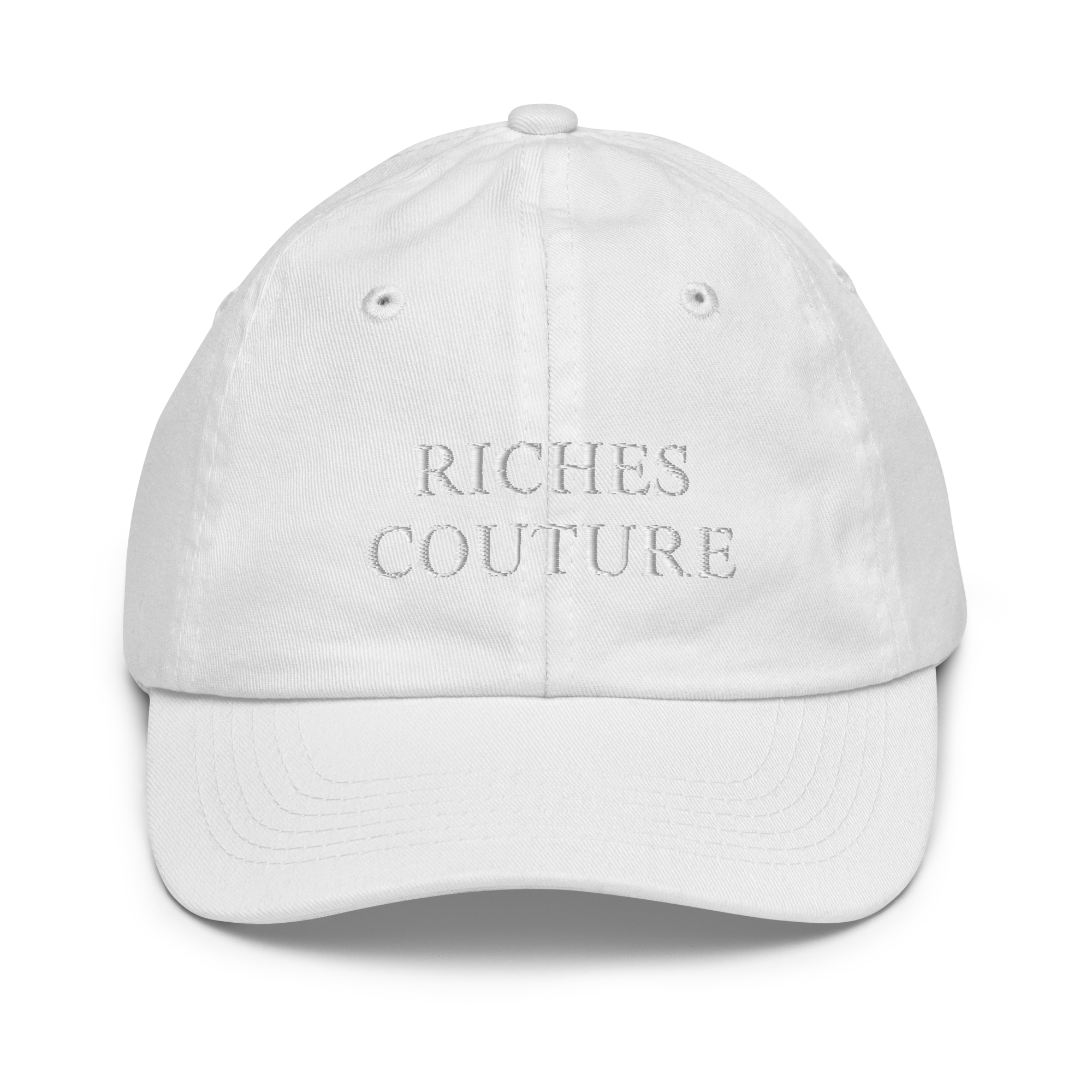Riches Couture White youth Baseball Cap