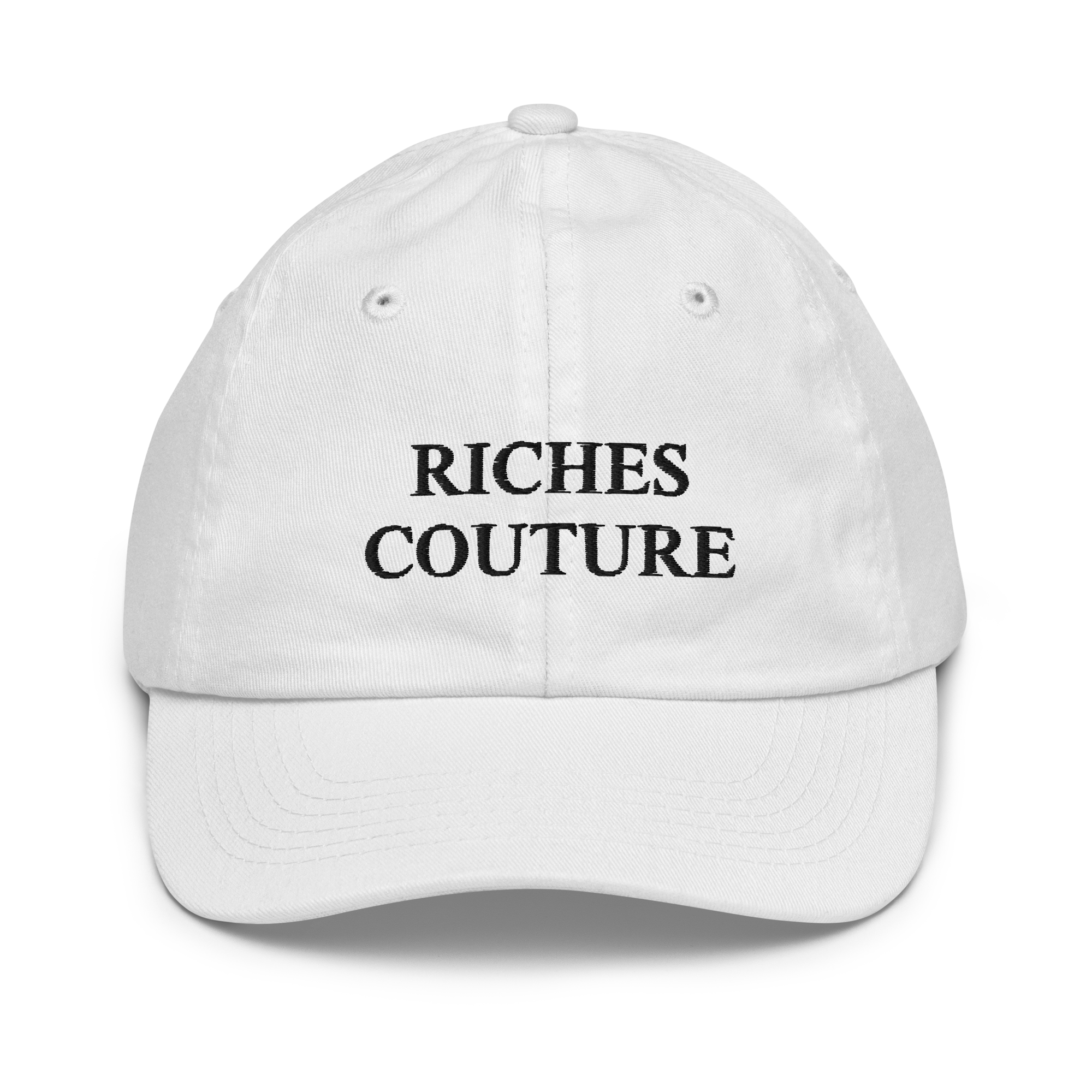 Riches Couture White Youth Baseball Cap 